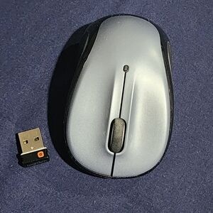 Logitech Black and Gray Wireless Mouse